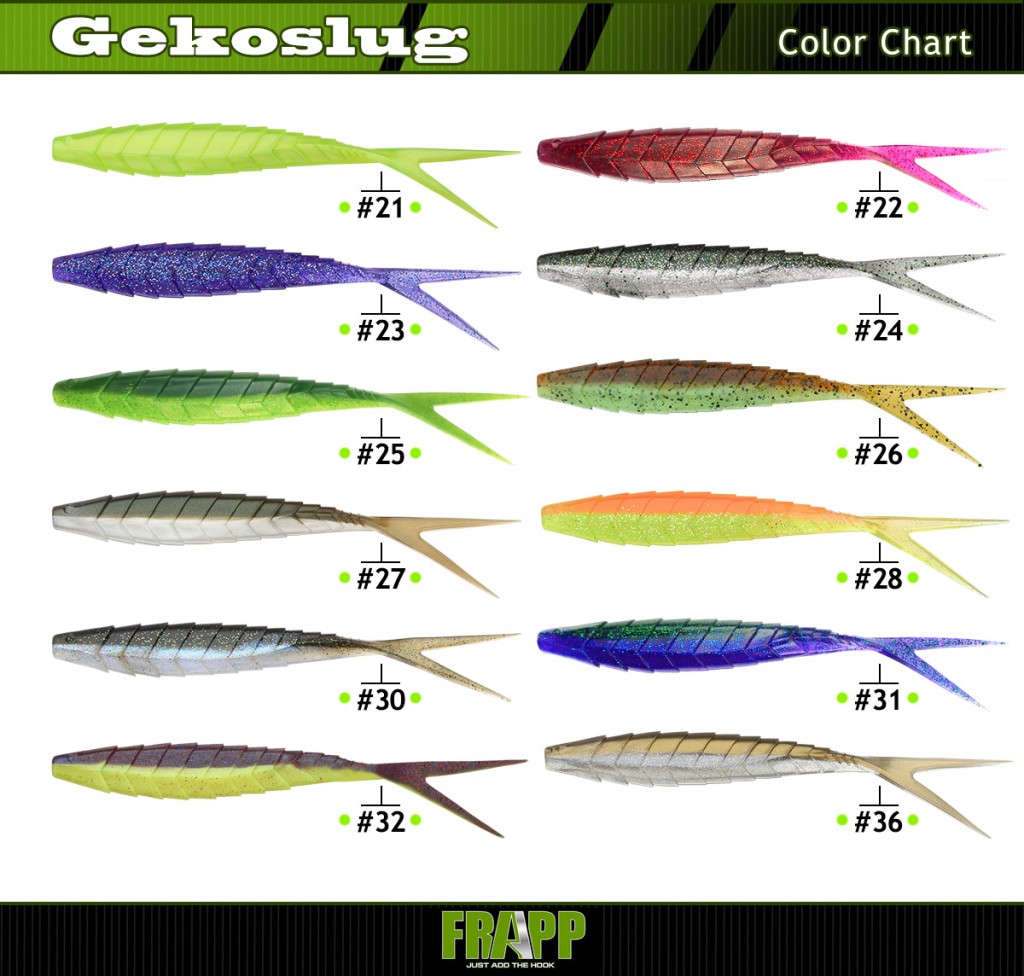 FRAPP Gekoslug Colorchart