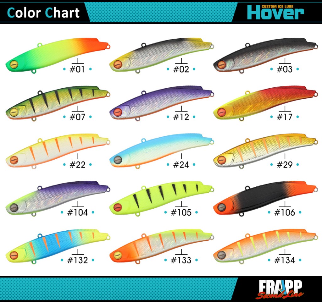 Карта цветов вибов FRAPP Hover